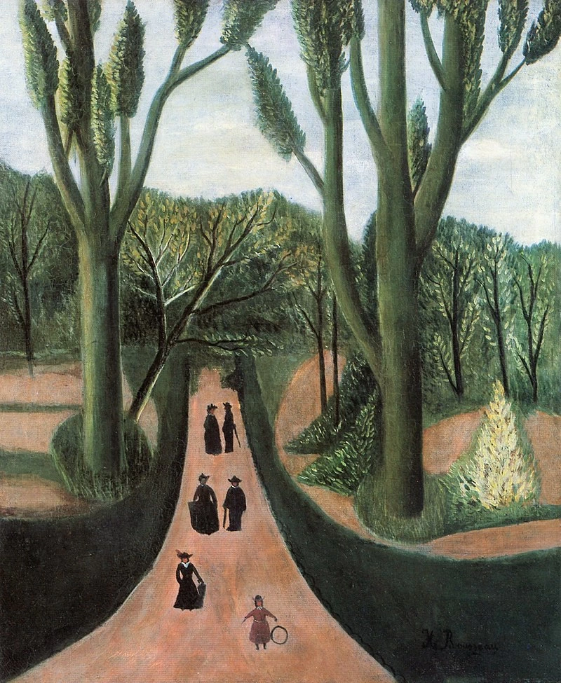 Il vicolo nel Parc Montsouris, 1895